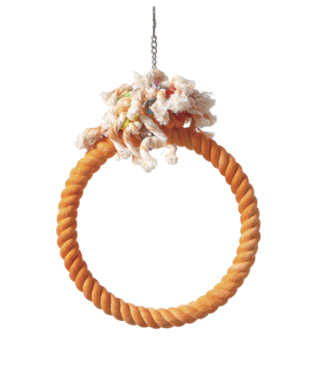 Adventure Bound Supreme Cotton Ring Bird Swing Toy